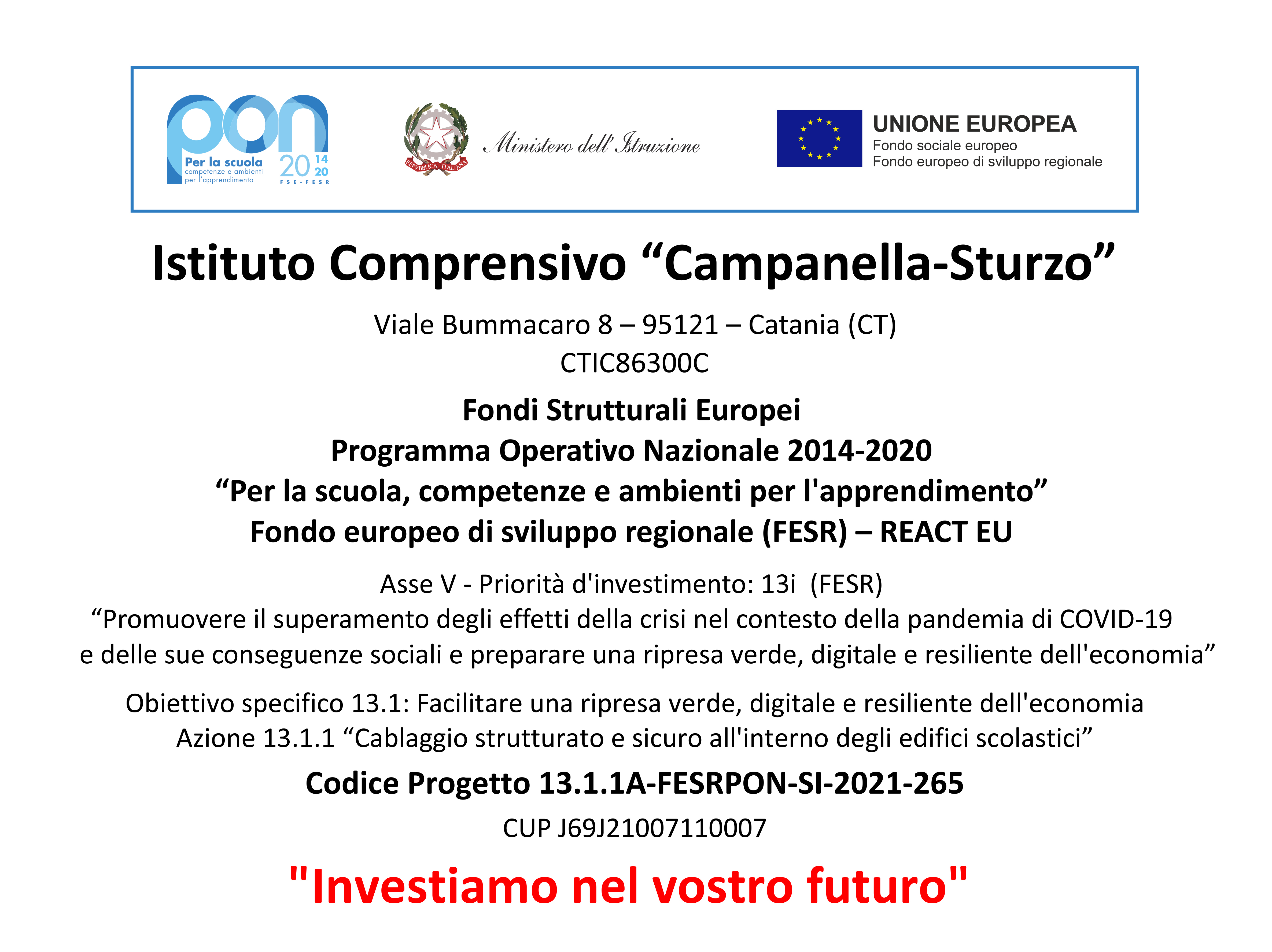 Targa Esplicativa Progetto